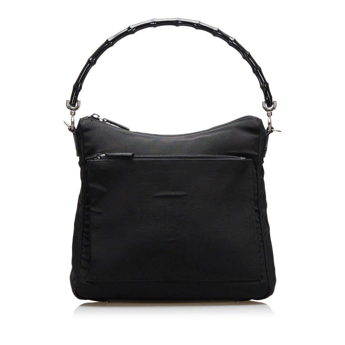Gucci Bamboo Nylon Satchel (SHG-36702)