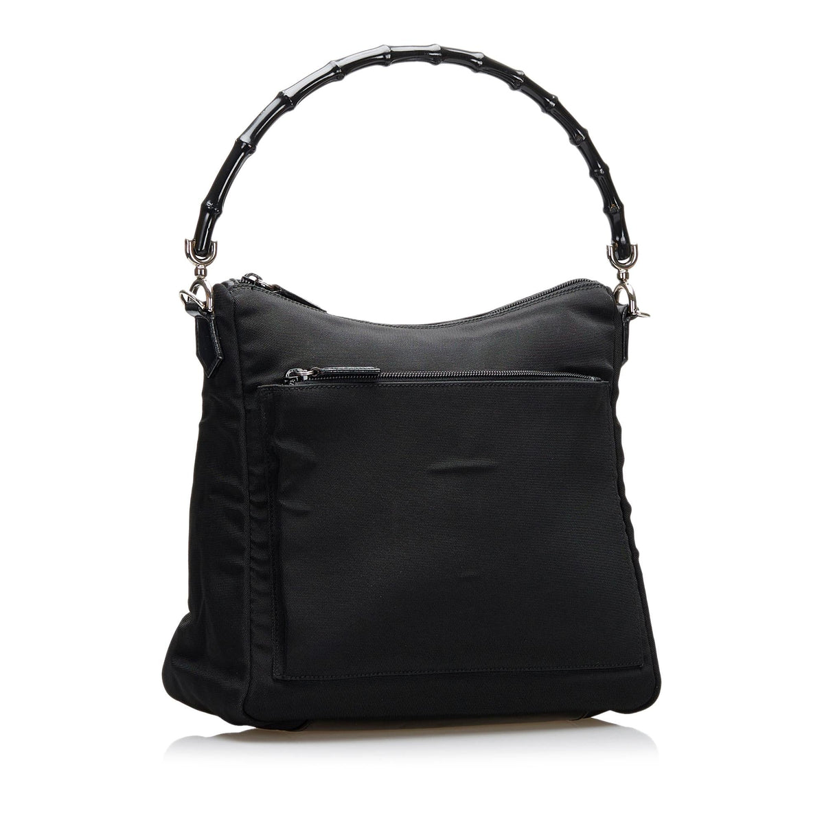 Gucci Bamboo Nylon Satchel (SHG-36702)