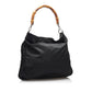Gucci Bamboo Nylon Satchel (SHG-3w9q8z)