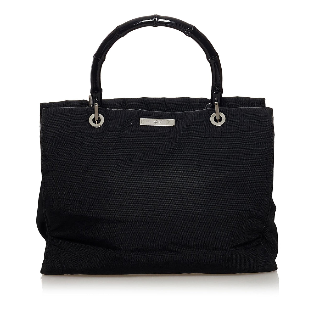 Gucci Bamboo Nylon Satchel (SHG-TotpRg)