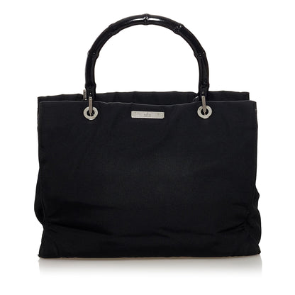Gucci Bamboo Nylon Satchel (SHG-TotpRg)