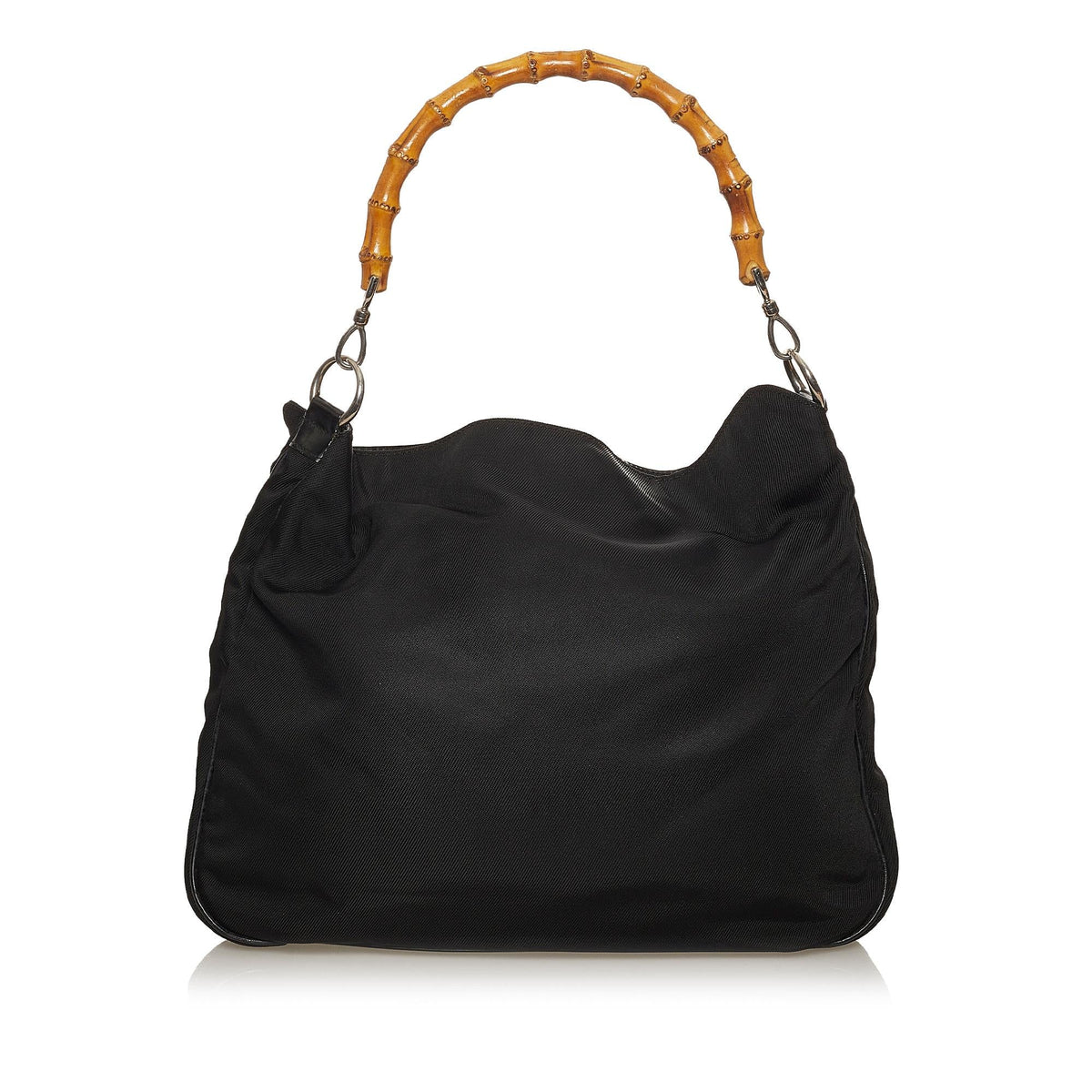Gucci Bamboo Nylon Satchel (SHG-fSqu3W)
