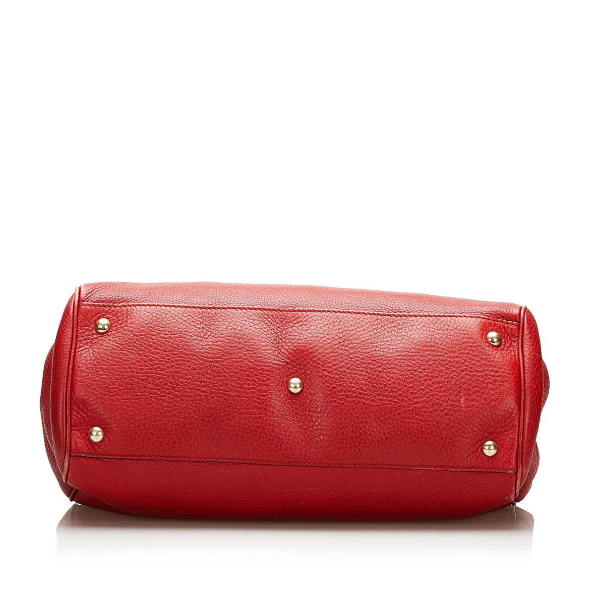 Gucci Bamboo Shopper Leather Handbag (SHG-35473)