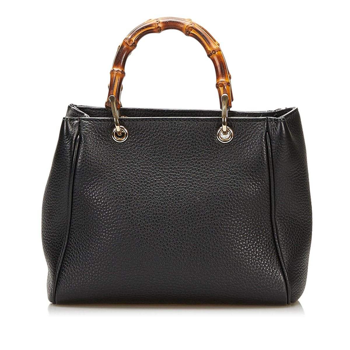 Gucci Bamboo Shopper Leather Handbag (SHG-35966)