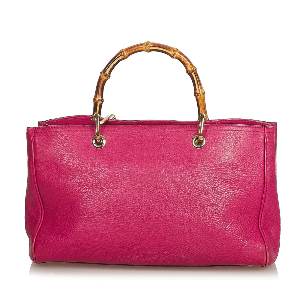 Gucci Bamboo Shopper Leather Satchel (SHG-25434)