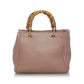 Gucci Bamboo Shopper Leather Satchel (SHG-28654)