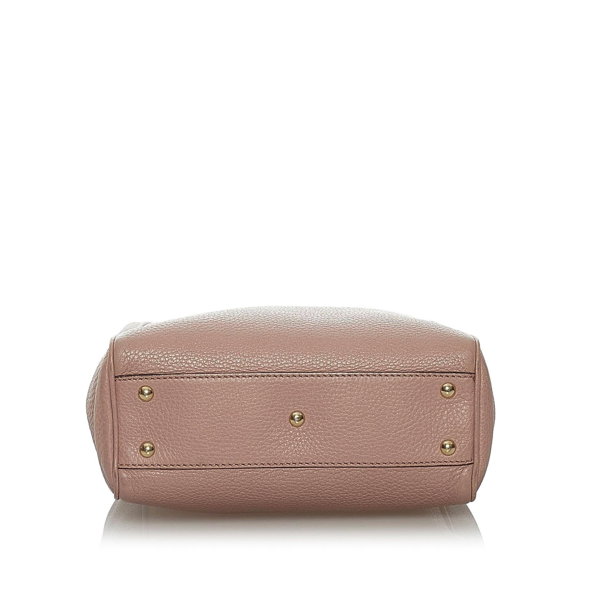 Gucci Bamboo Shopper Leather Satchel (SHG-28654)