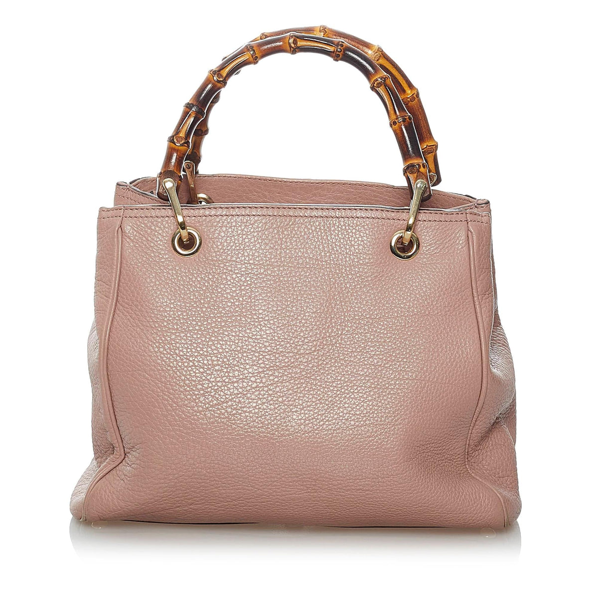Gucci Bamboo Shopper Leather Satchel (SHG-30161)