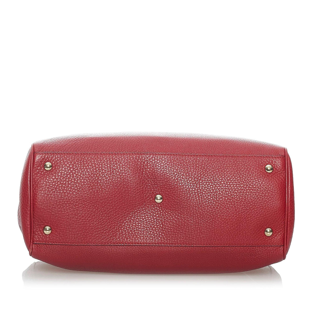 Gucci Bamboo Shopper Leather Satchel (SHG-30574)