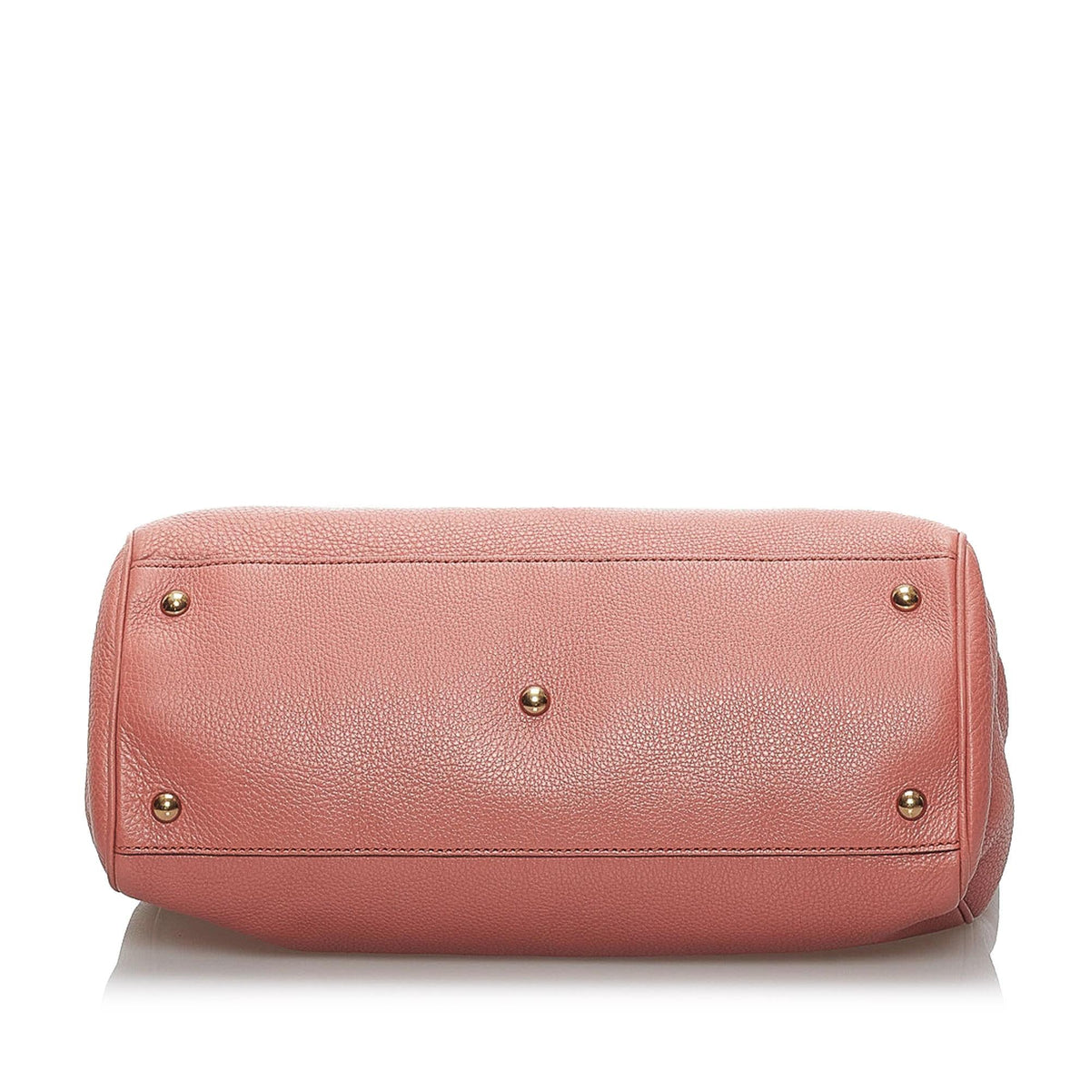 Gucci Bamboo Shopper Leather Satchel (SHG-34222)