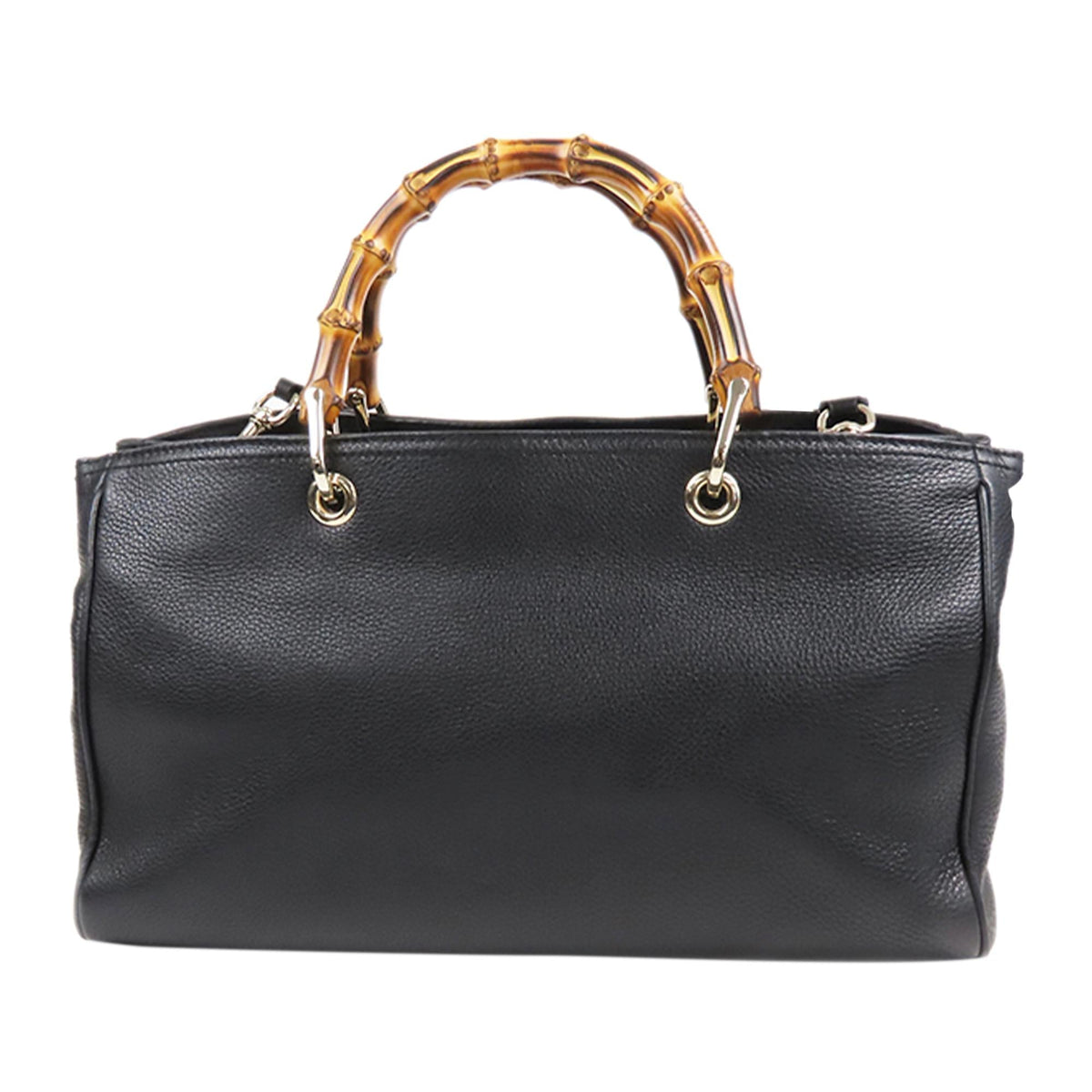 Gucci Bamboo Shopper Leather Satchel (SHG-34958)