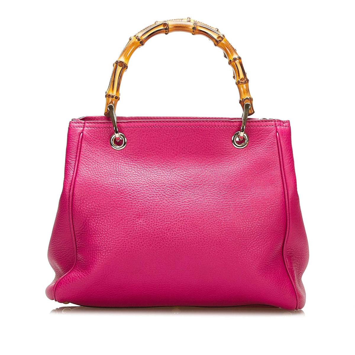 Gucci Bamboo Shopper Leather Satchel (SHG-35955)