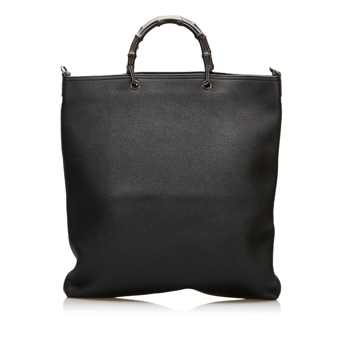 Gucci Bamboo Shopper Leather Satchel (SHG-36139)