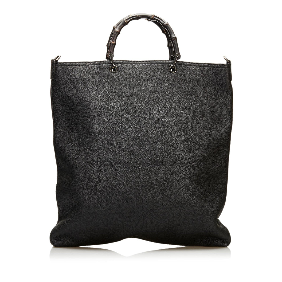 Gucci Bamboo Shopper Leather Satchel (SHG-36139)