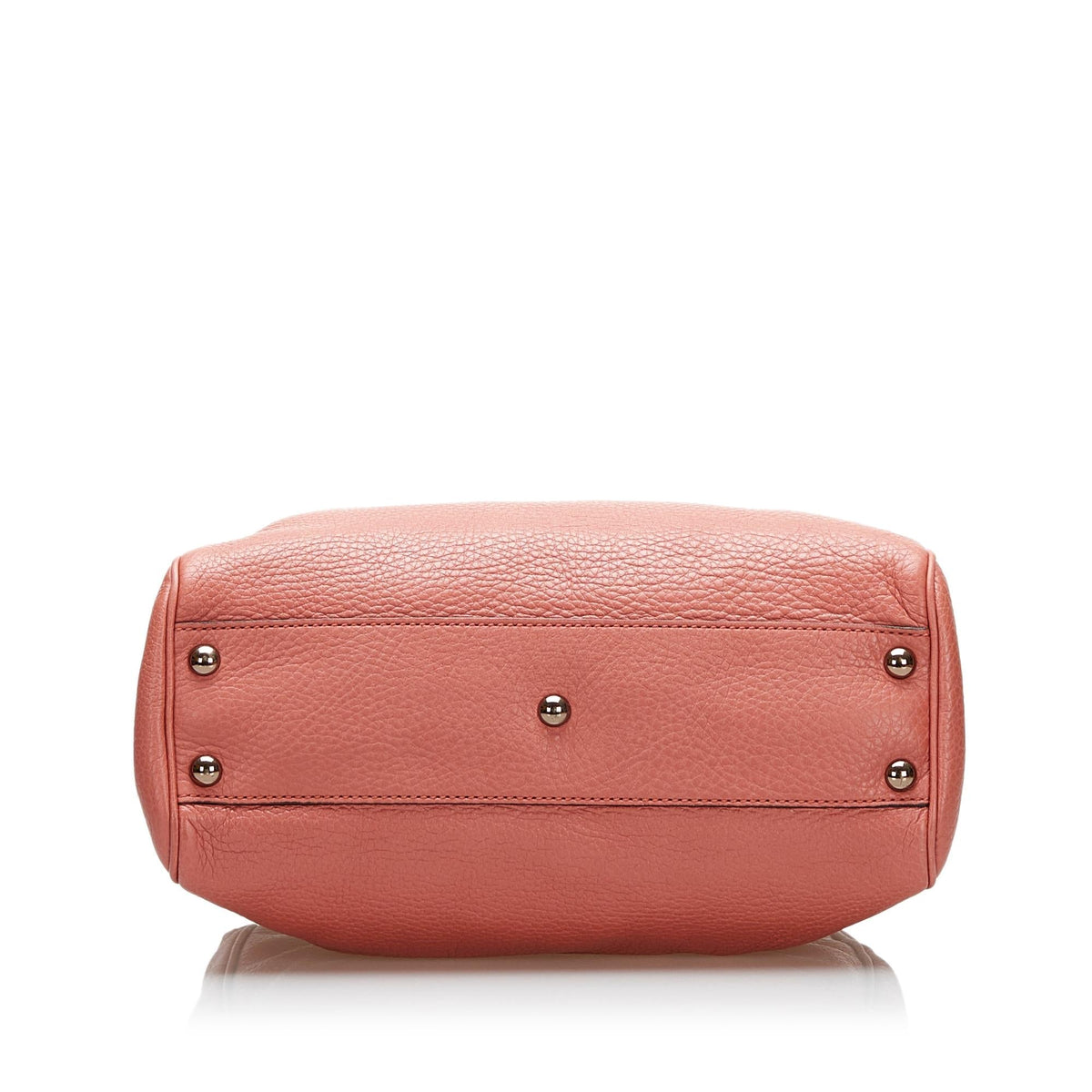 Gucci Bamboo Shopper Leather Satchel (SHG-36701)