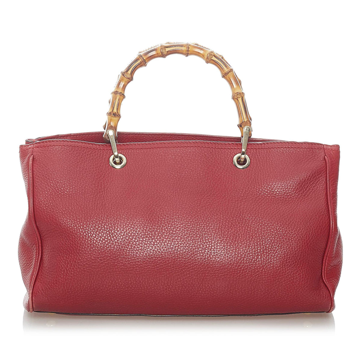 Gucci Bamboo Shopper Leather Satchel (SHG-37606)