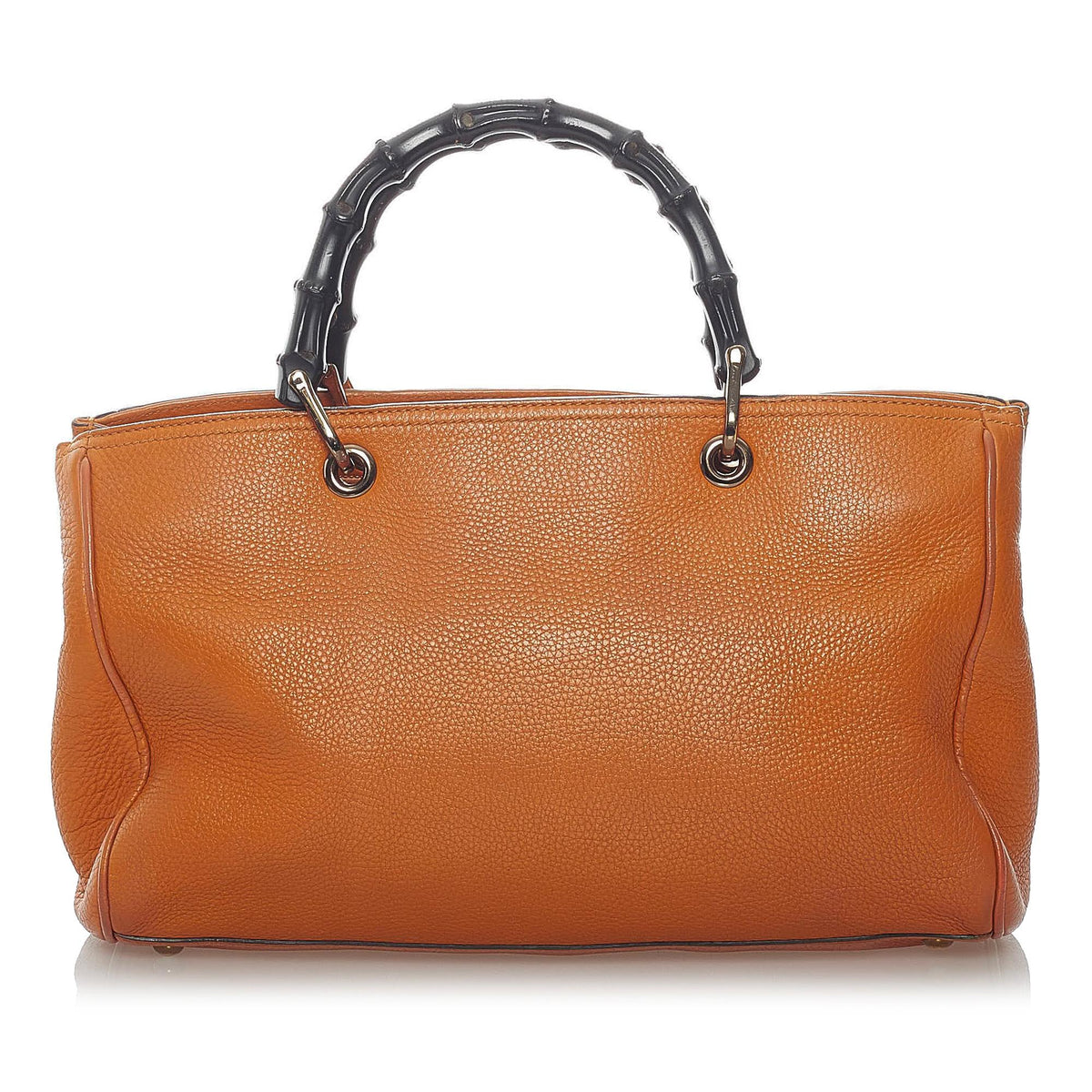 Gucci Bamboo Shopper Leather Satchel (SHG-37617)
