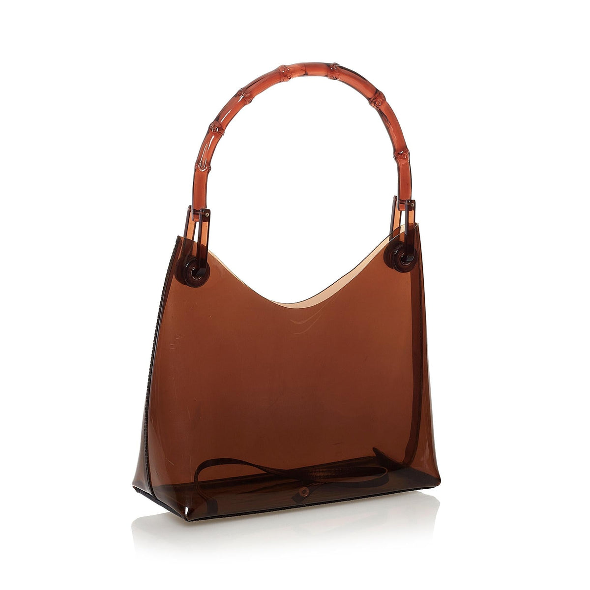 Gucci Bamboo Vinyl Handbag (SHG-32288)