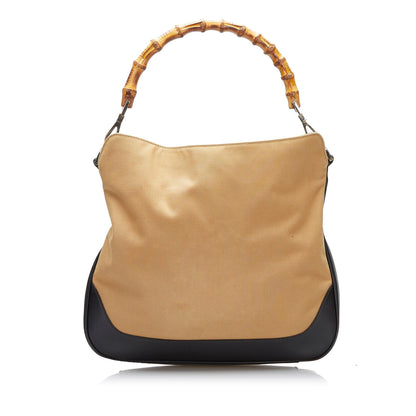 Gucci Bamboo Web Satchel (SHG-h6OTTp)