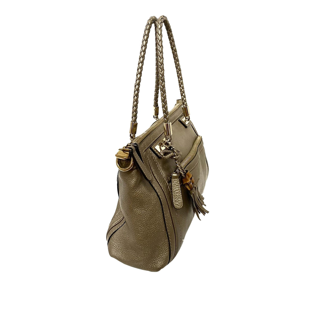 Gucci Bella Leather Satchel (SHG-35062)