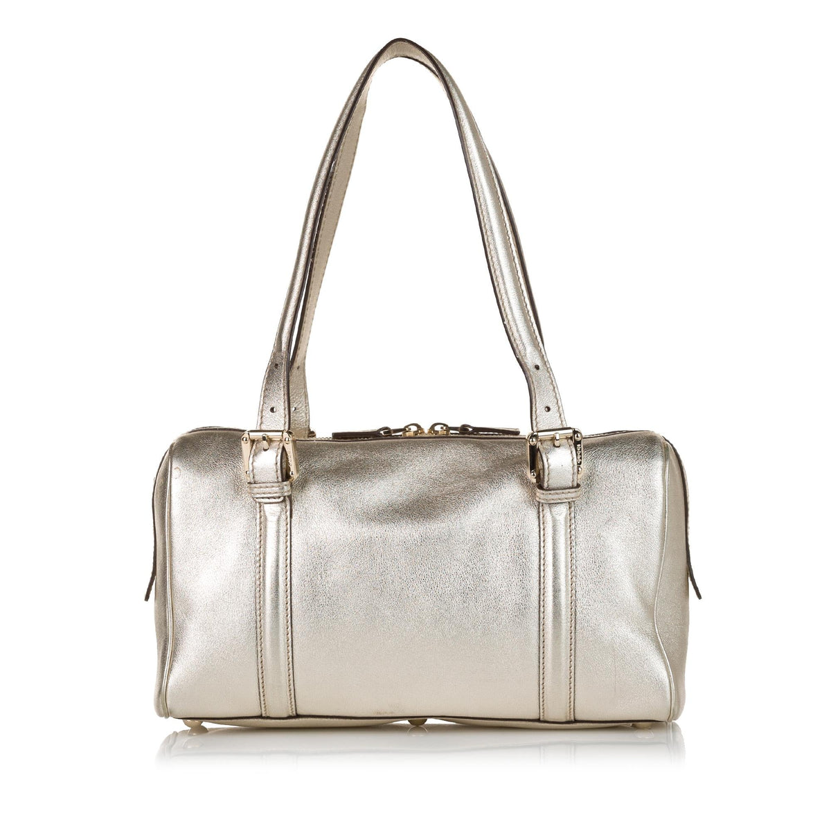 Gucci Britt Leather Boston Bag (SHG-34948)