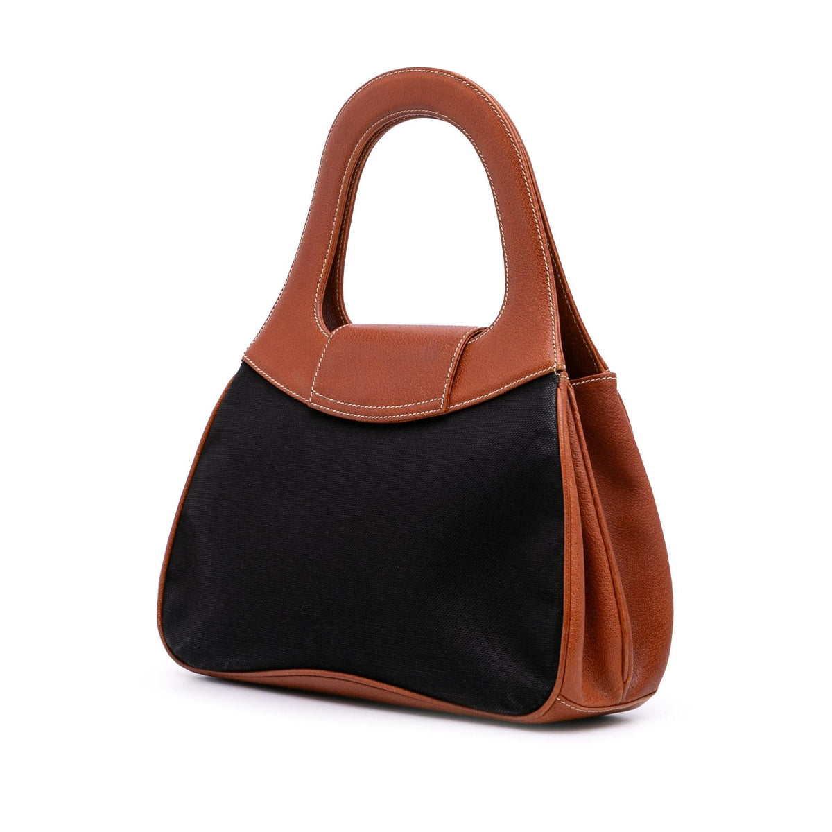 Gucci Canvas Bamboo Handbag