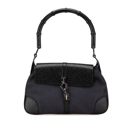 Gucci Canvas Bamboo Jackie Hobo