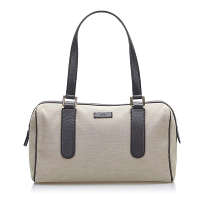Gucci Canvas Boston Bag (SHG-36173)