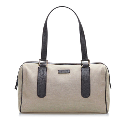 Gucci Canvas Boston Bag (SHG-37766)