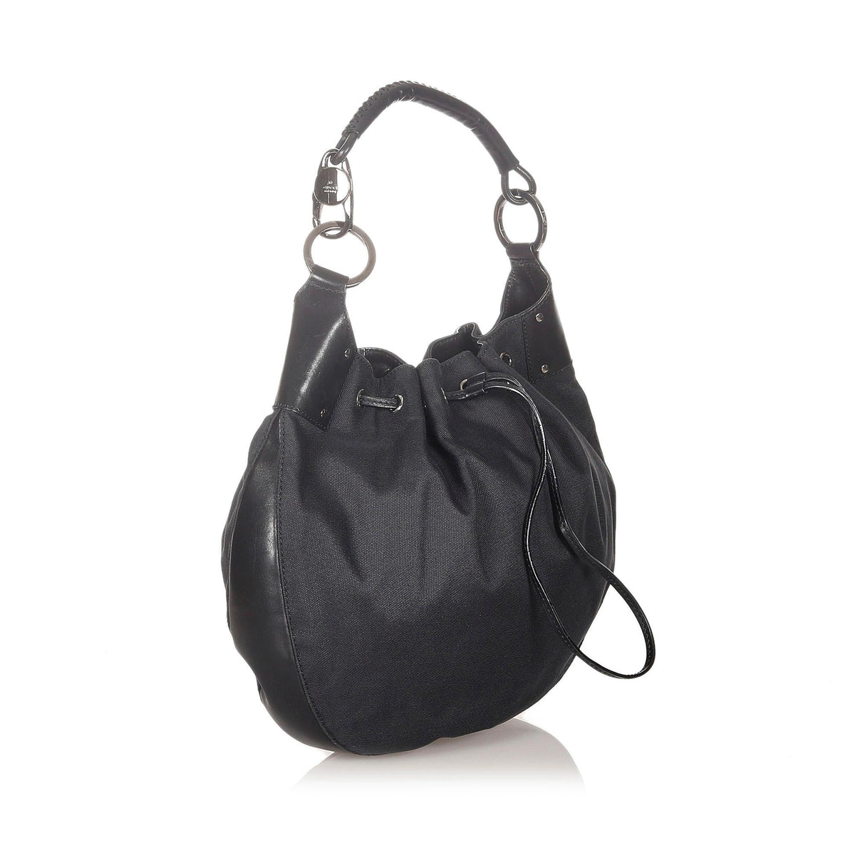 Gucci Canvas Drawstring Hobo Bag (SHG-32127)