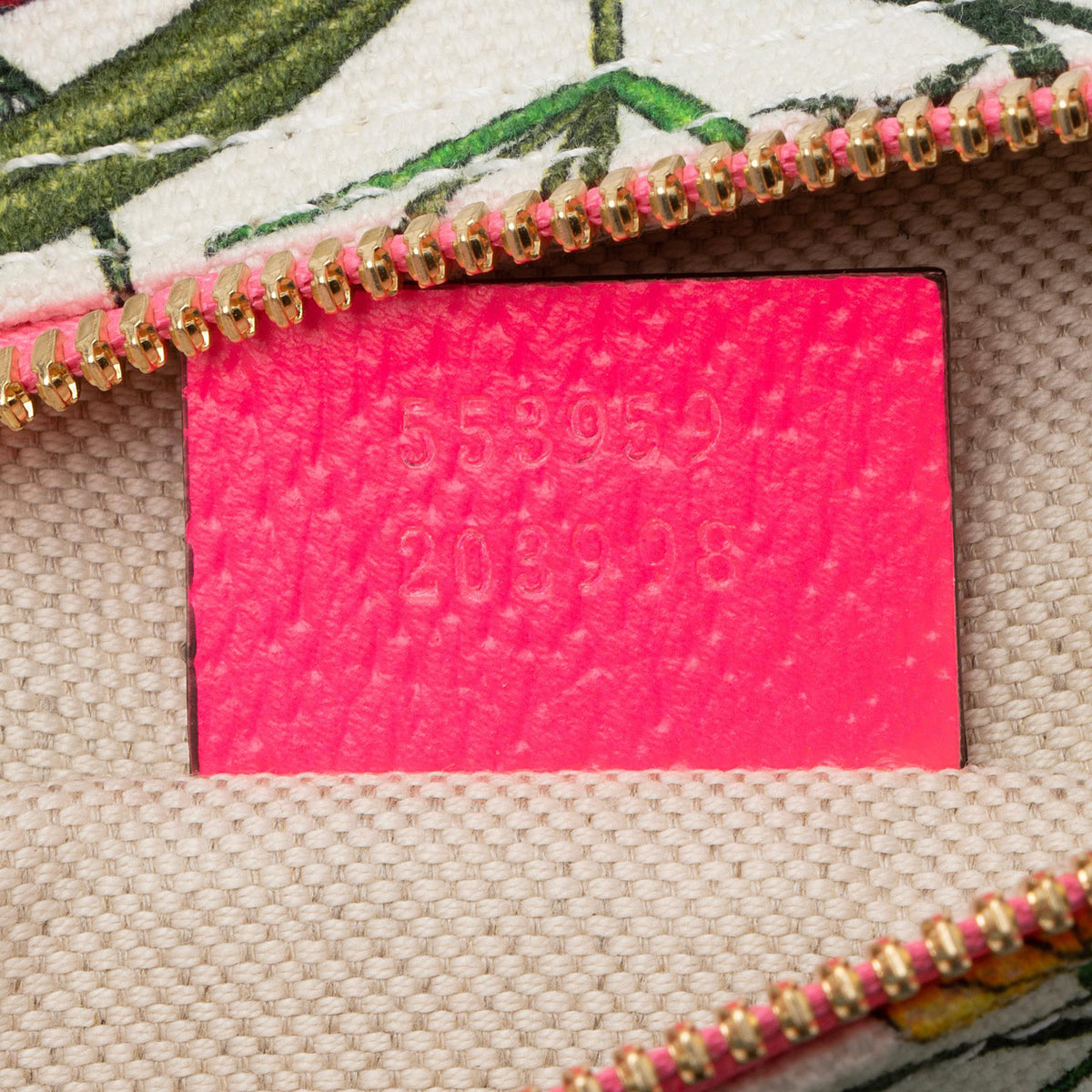 Gucci Canvas Flora Pochette (SHF-QyfIqL)