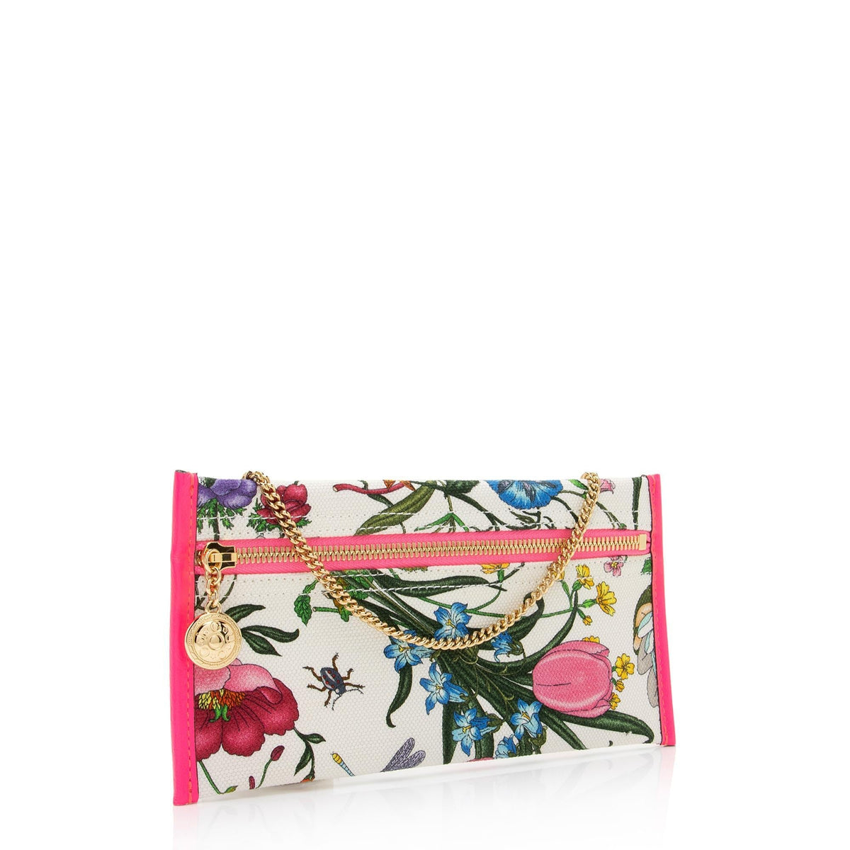 Gucci Canvas Flora Pochette (SHF-QyfIqL)