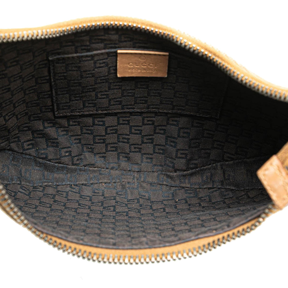 Gucci Canvas Half Moon Hobo