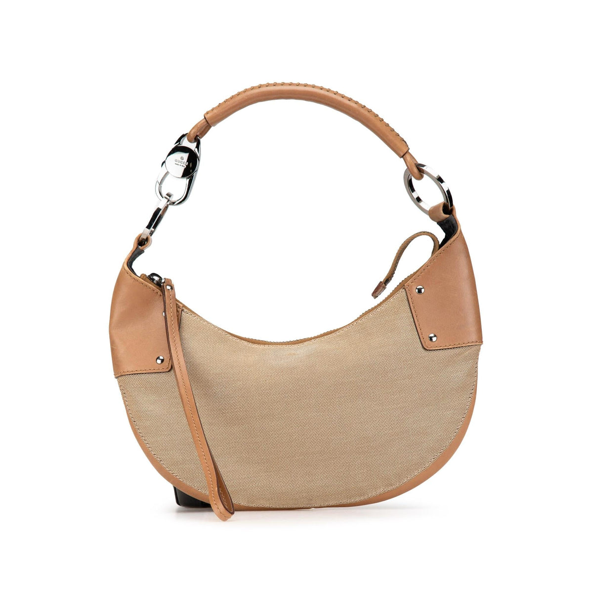 Gucci Canvas Half Moon Hobo