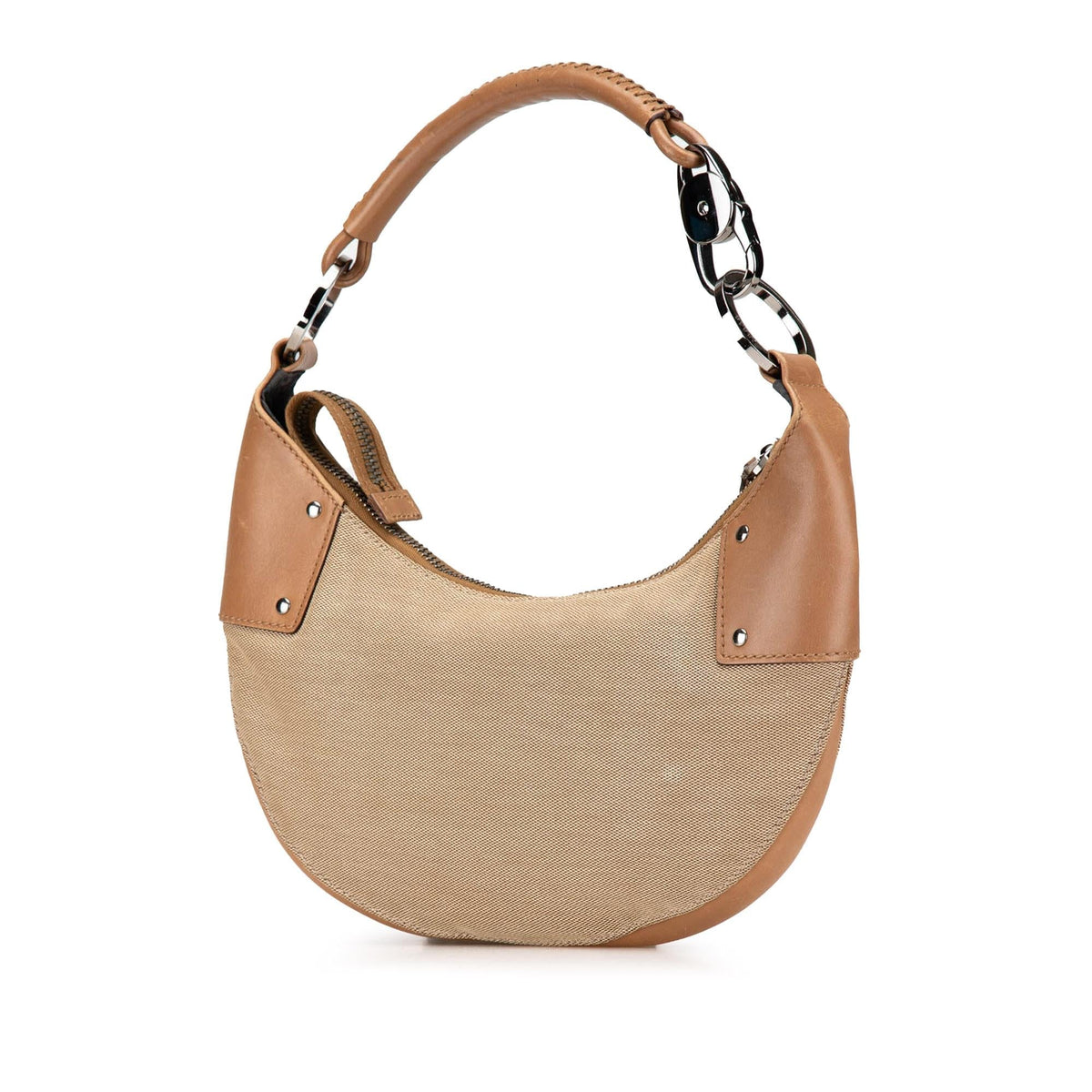 Gucci Canvas Half Moon Hobo