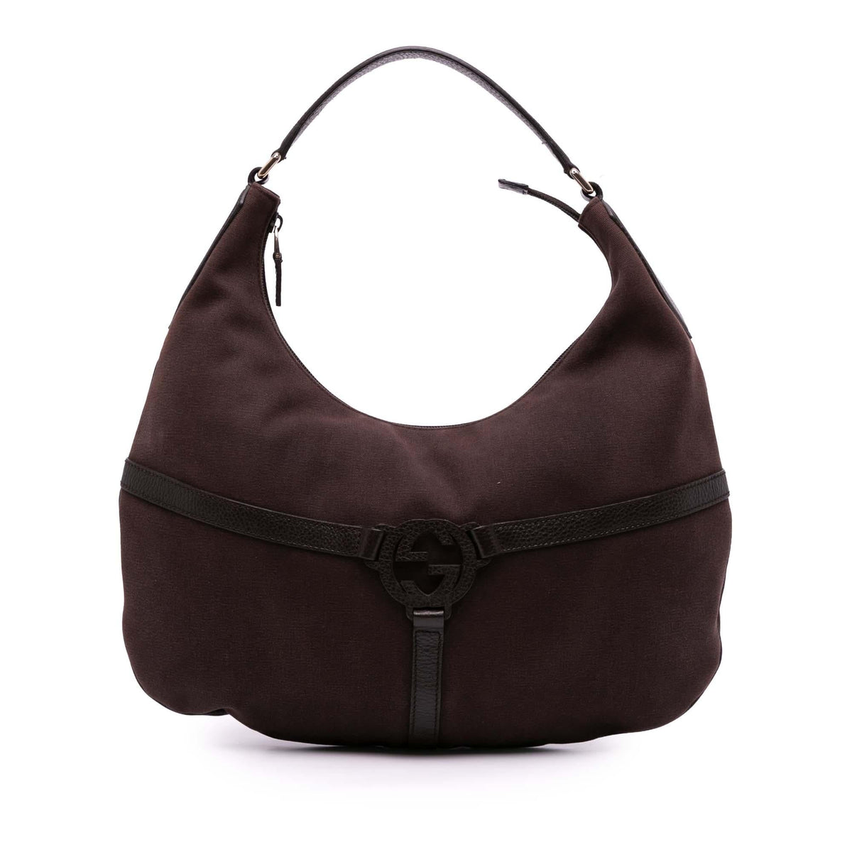 Gucci Canvas Reins Hobo Bag
