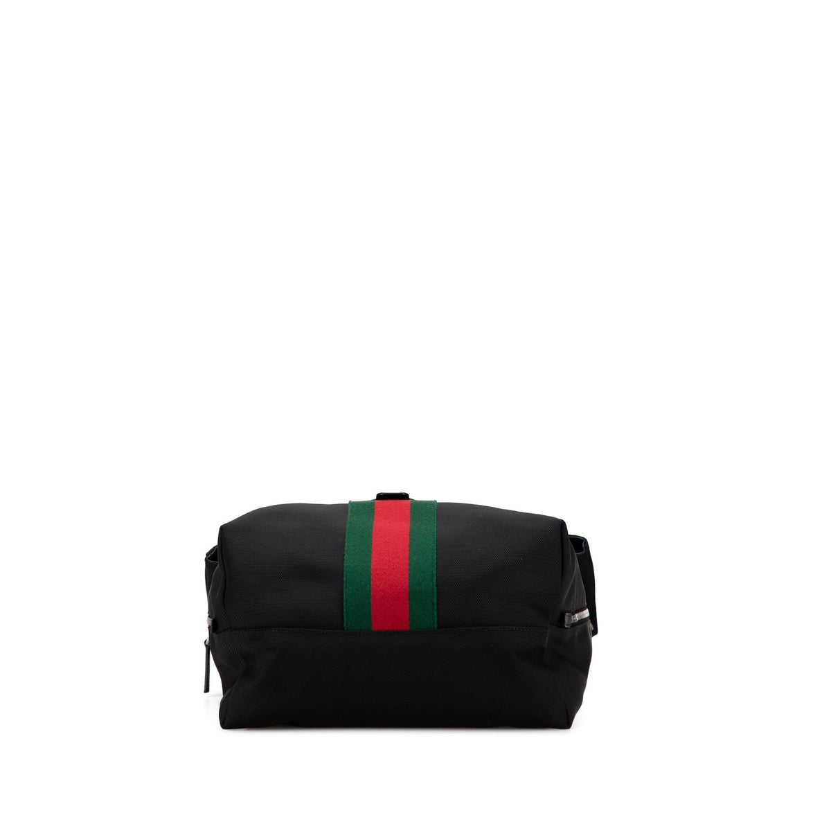 Gucci Canvas Techno Web Fold Over Backpack