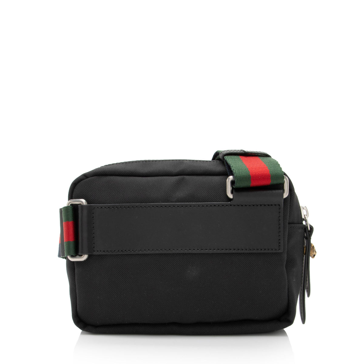 Gucci Canvas Tiger Embroidered Web Messenger