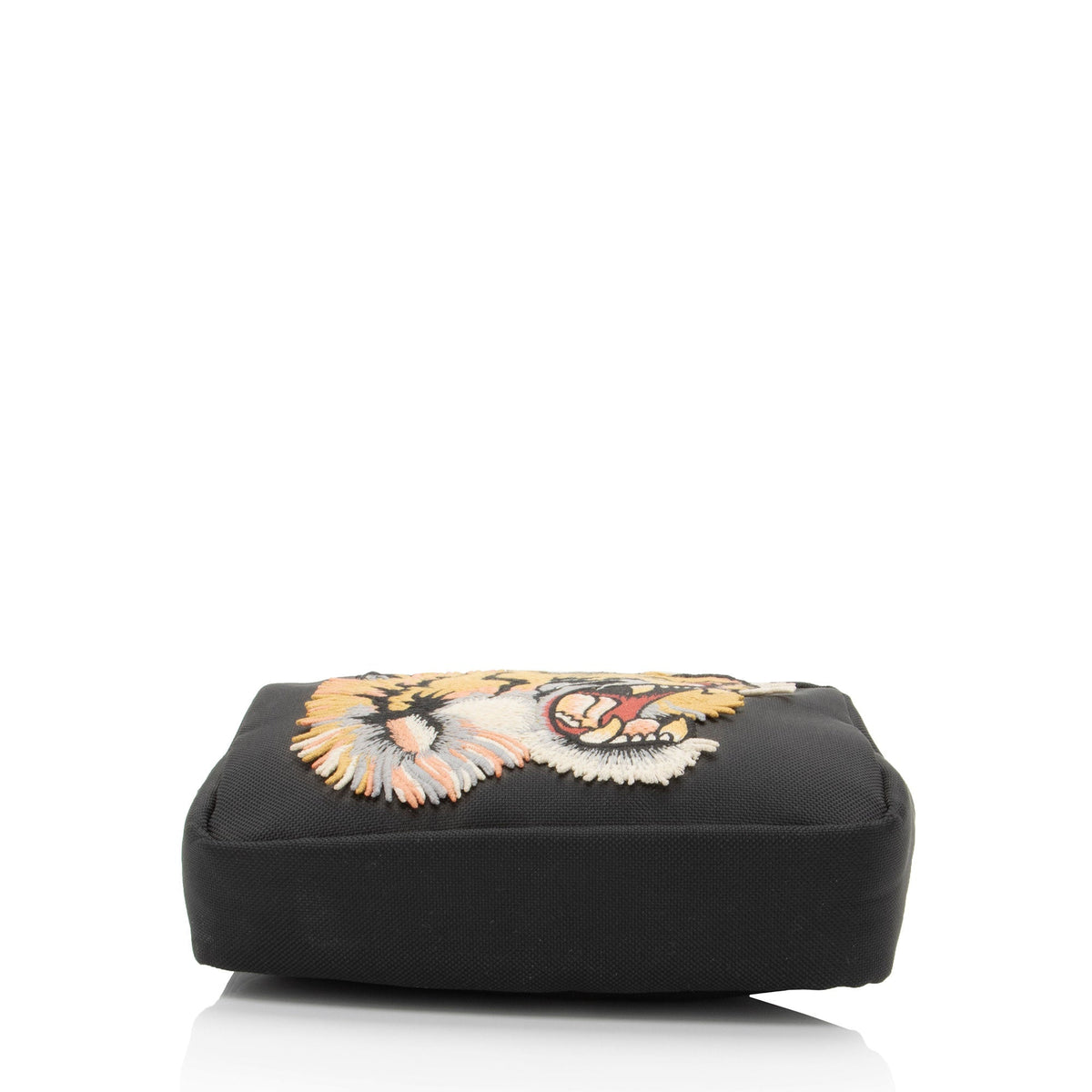 Gucci Canvas Tiger Embroidered Web Messenger