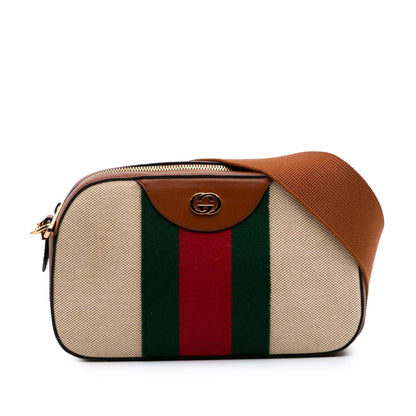 Gucci Canvas Web Camera Bag