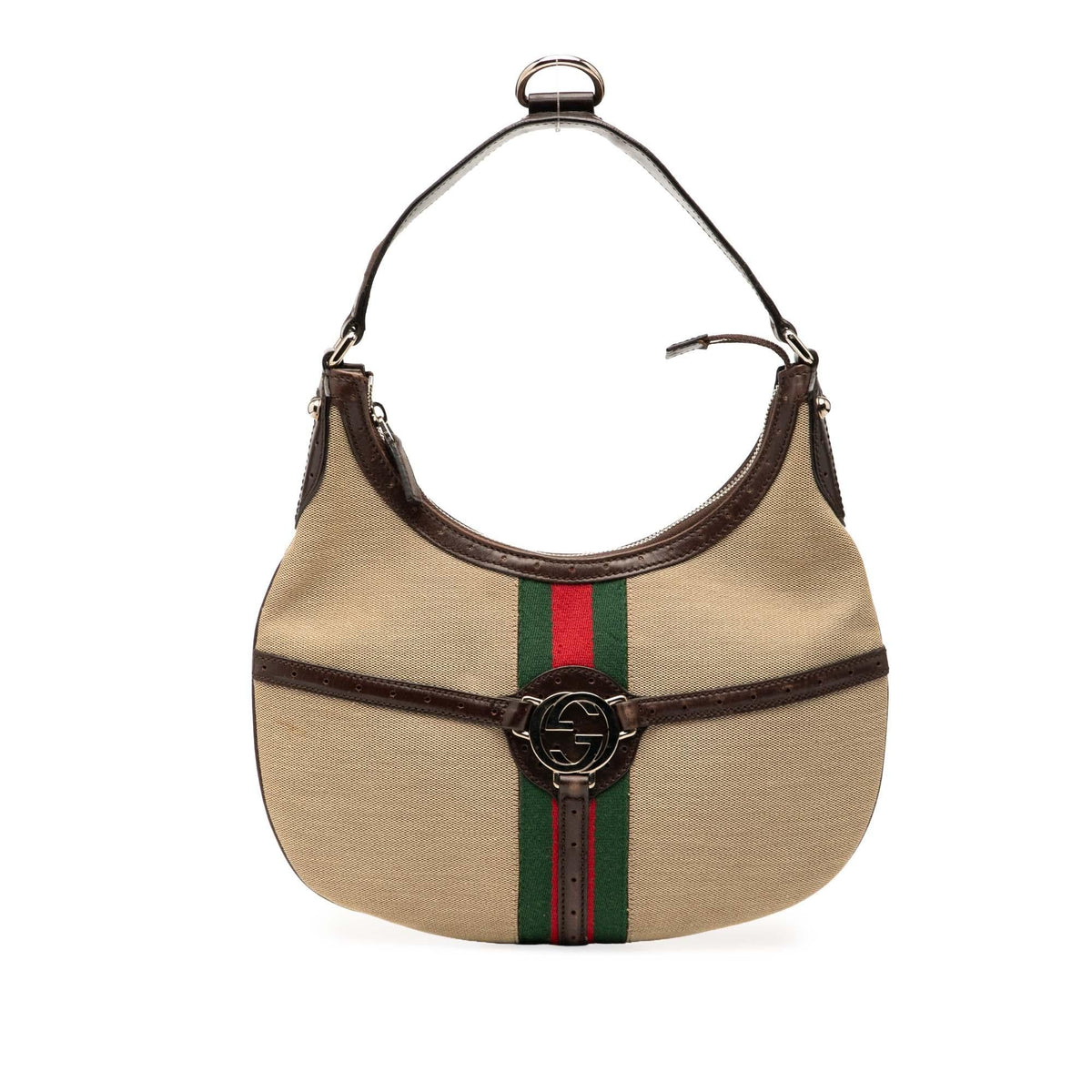 Gucci Canvas Web Reins Hobo