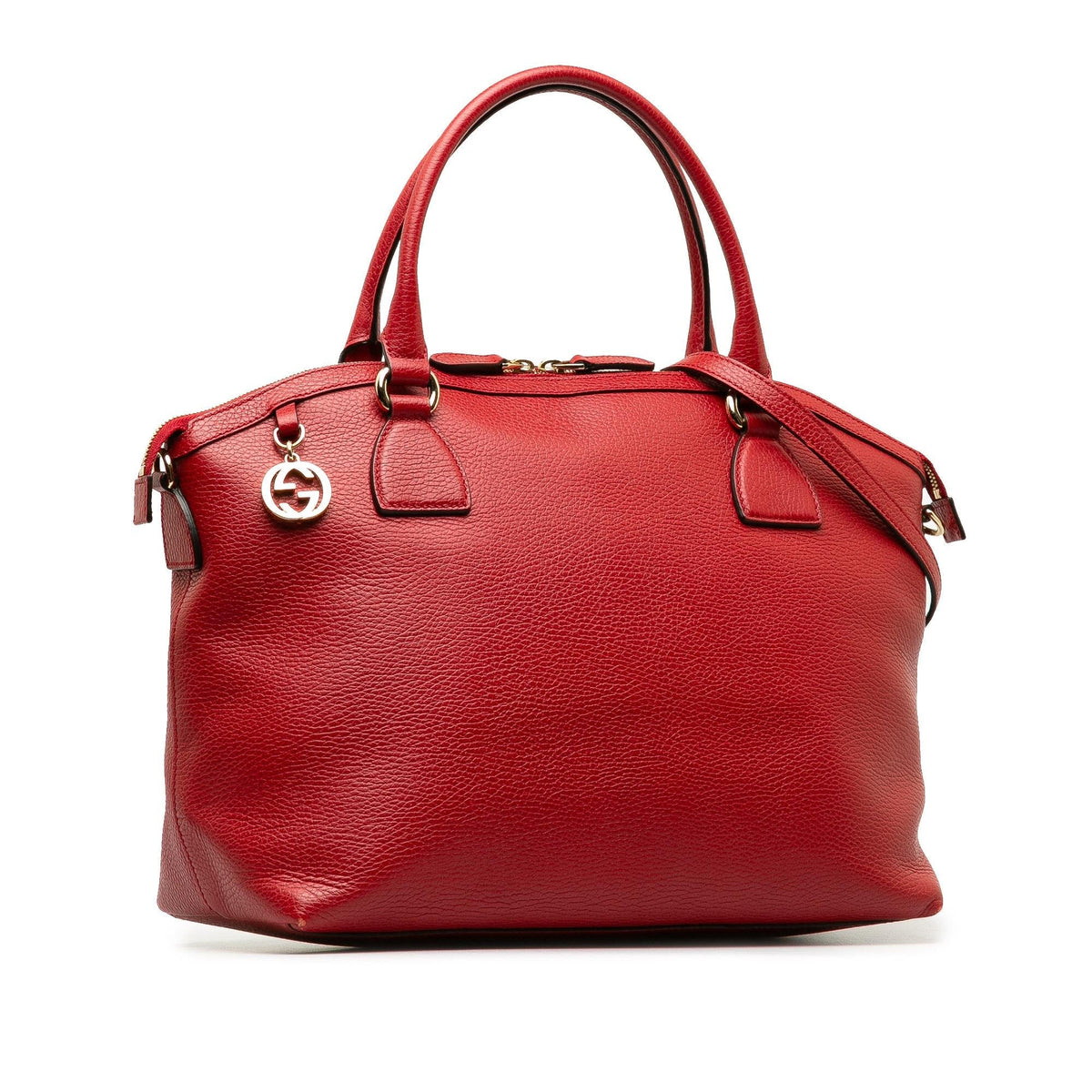 Gucci Convertible GG Charm Dome Satchel (SHG-3hxvPt)