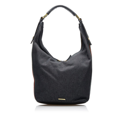 Gucci Denim Web Hobo (SHG-wuzFkd)