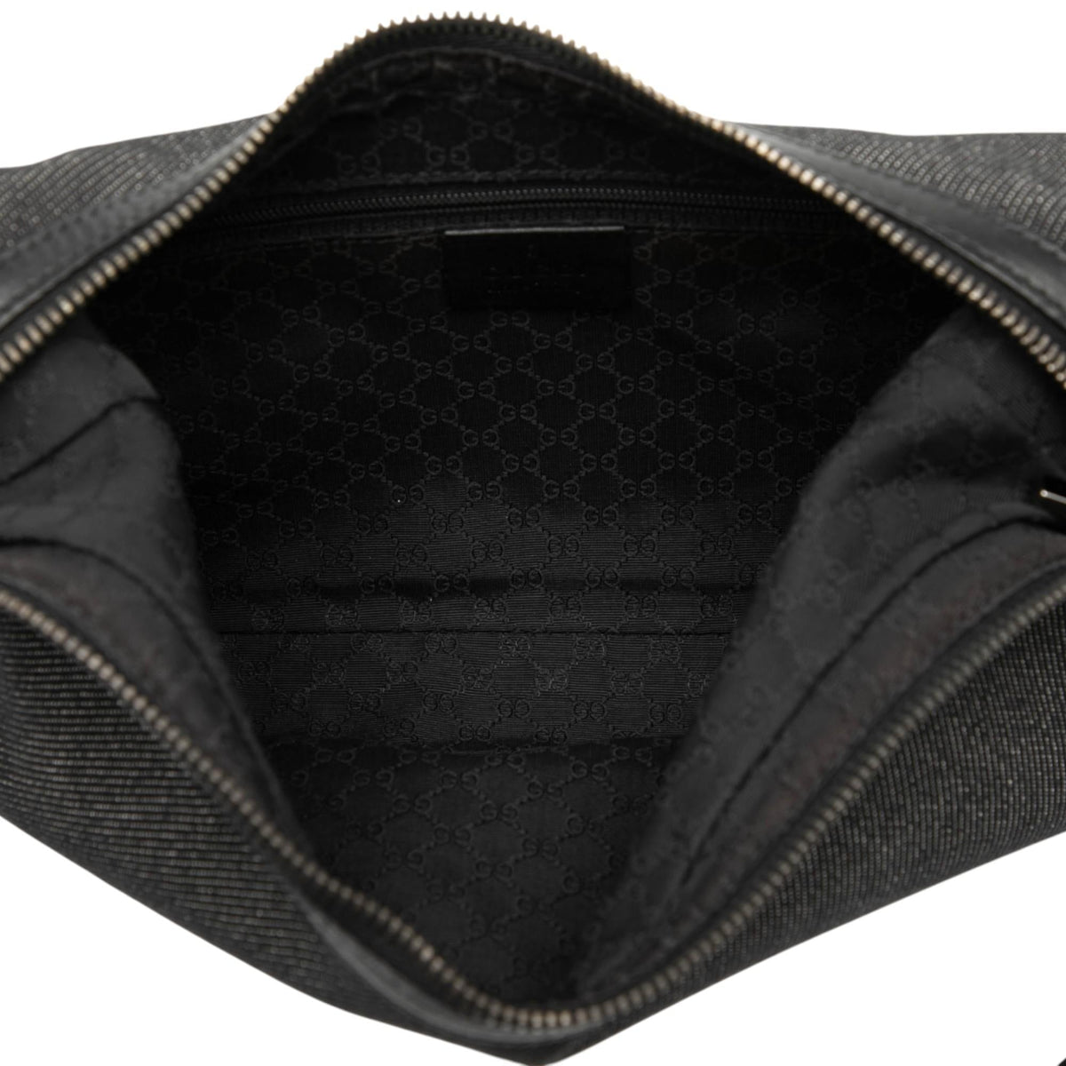 Gucci Denim Web Shoulder Bag