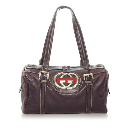 Gucci Dialux Britt Boston Bag (SHG-31068)