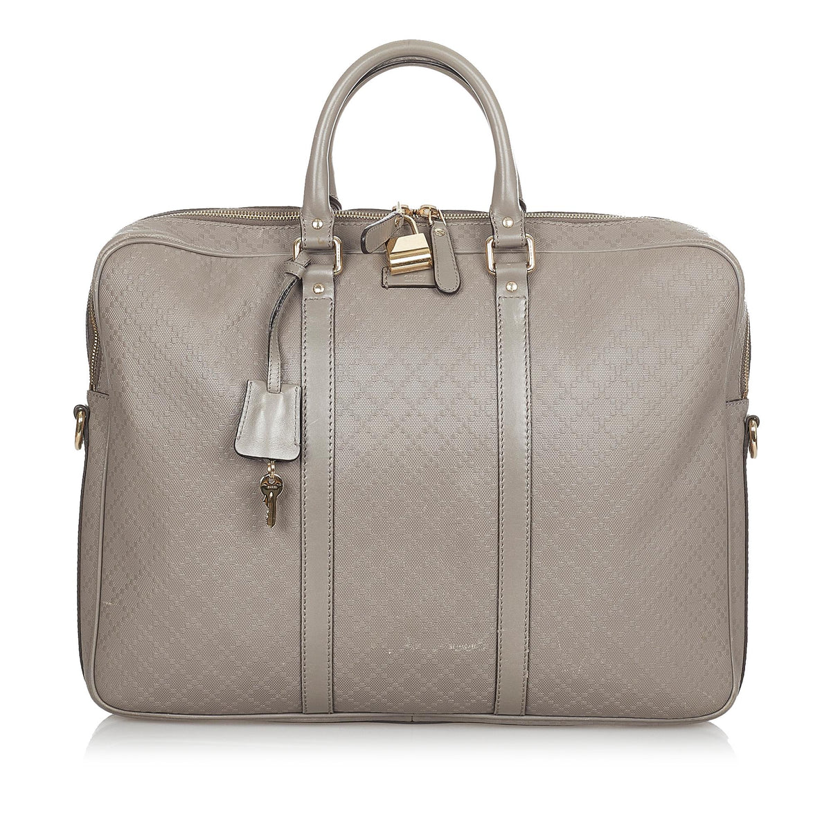 Gucci Diamante Bright Leather Briefcase (SHG-24200)