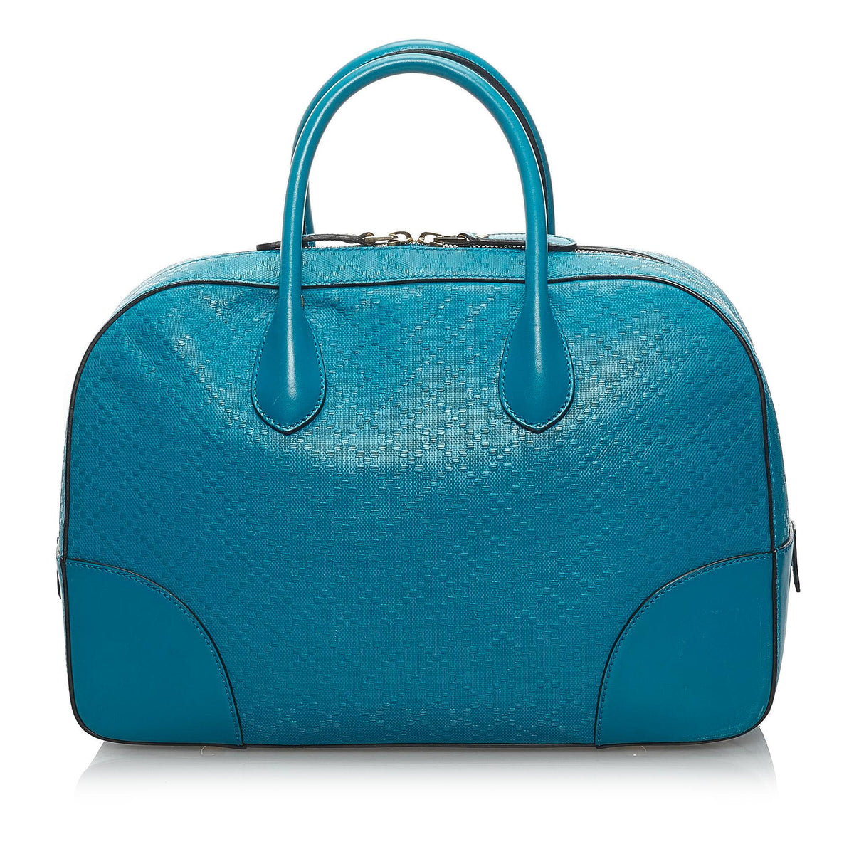 Gucci Diamante Bright Leather Satchel (SHG-34238)