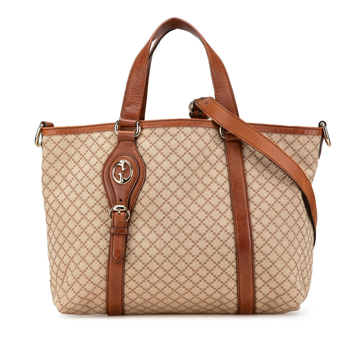 Gucci Diamante Canvas 1973 Satchel