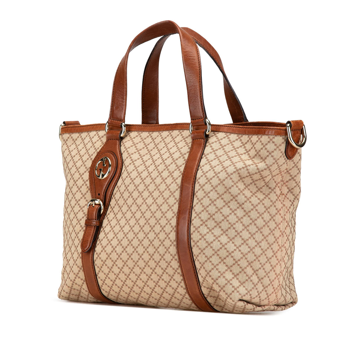 Gucci Diamante Canvas 1973 Satchel