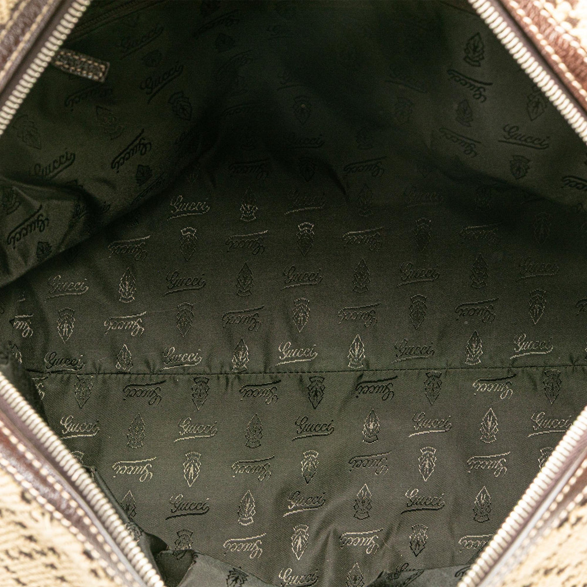 Gucci Diamante Canvas Crest Boston